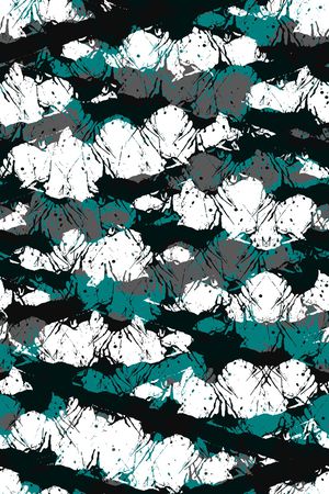 抽象男装印花华亿平台图片