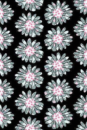 几何花卉印花华亿平台图片