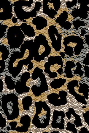 几何花卉印花华亿平台图片