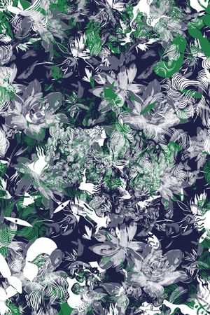 复古印花华亿平台图片