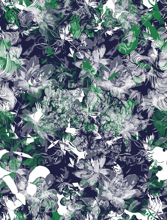 复古印花华亿平台图片