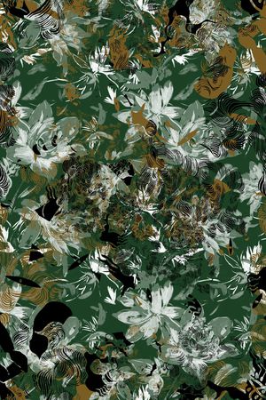 复古印花华亿平台图片