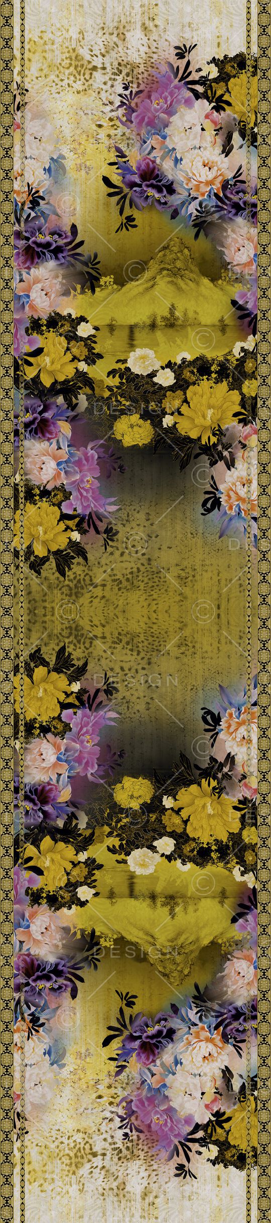 动物花卉印花华亿平台图片