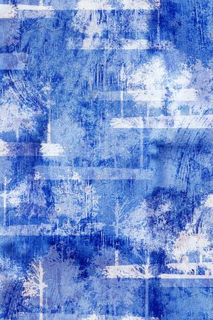 蓝色印花华亿平台图片