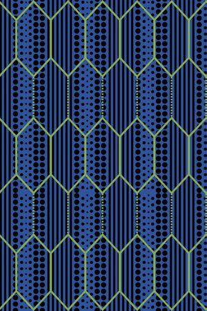 六边形印花华亿平台图片