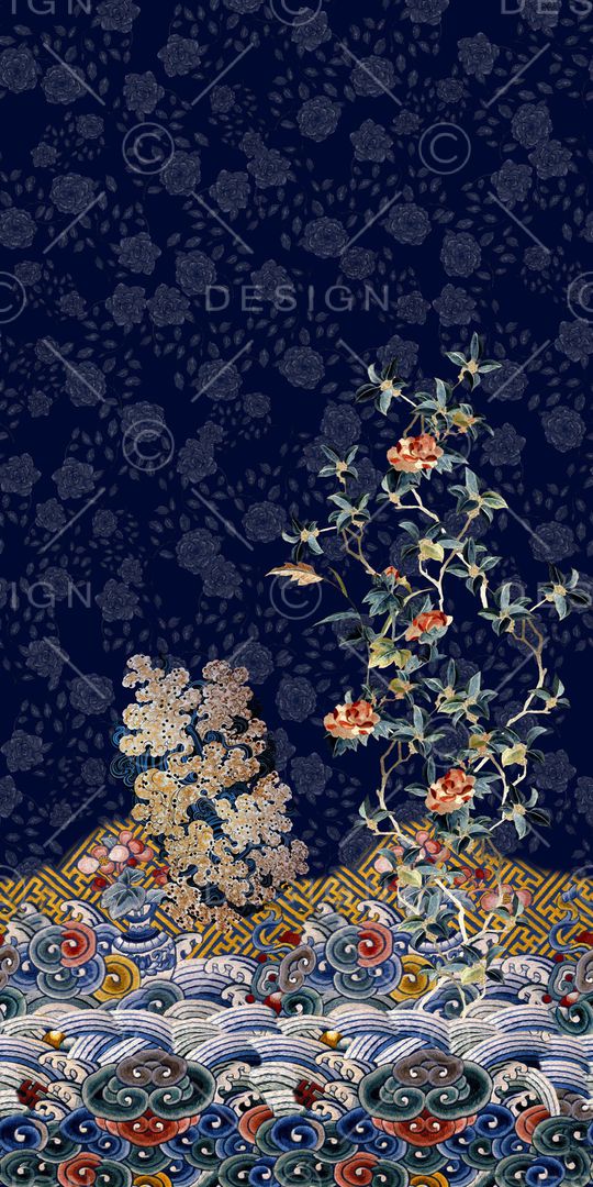 定位花印花华亿平台图片