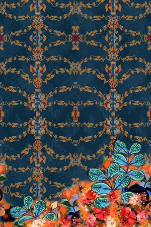 定位花印花华亿平台图片