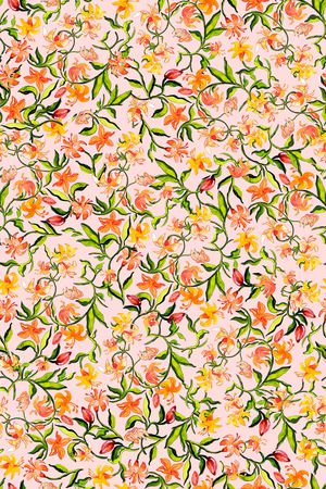 彩底花卉印花华亿平台图片