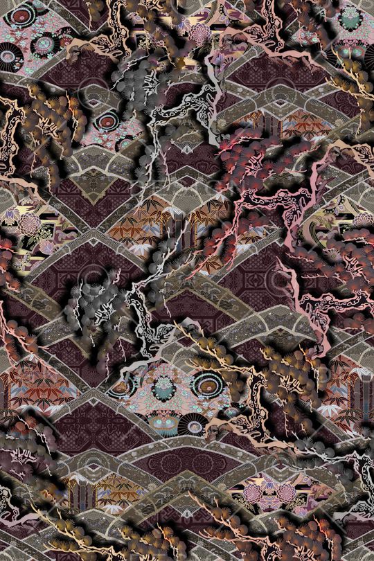 香云纱印花华亿平台图片