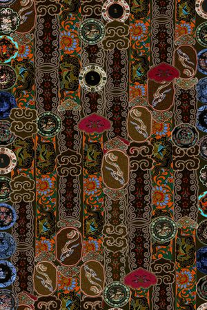 香云纱印花华亿平台图片