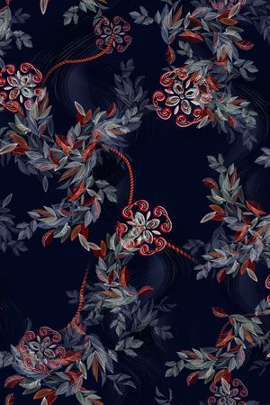 香云纱印花华亿平台图片