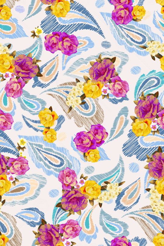 大牌风印花华亿平台图片