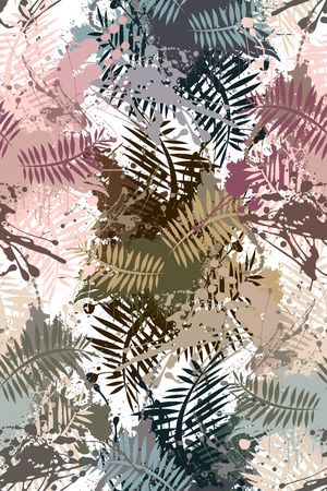 抽象男装印花华亿平台图片