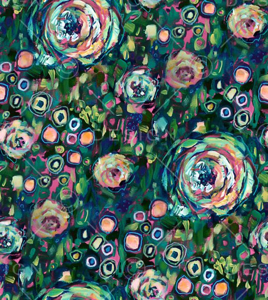 仙人掌印花华亿平台图片