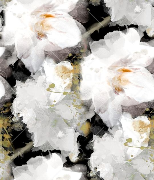 鸢尾花印花华亿平台图片