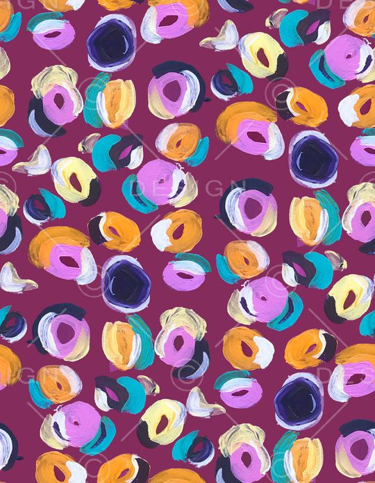 抽象绘画印花华亿平台图片