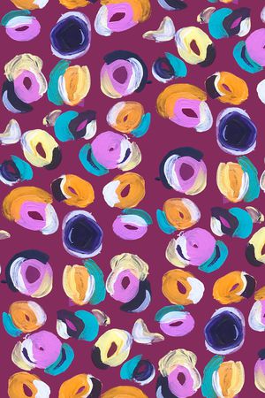 抽象绘画印花华亿平台图片