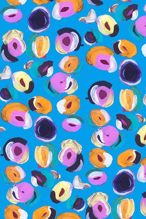 抽象绘画印花华亿平台图片