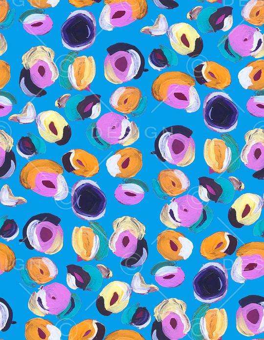 抽象绘画印花华亿平台图片