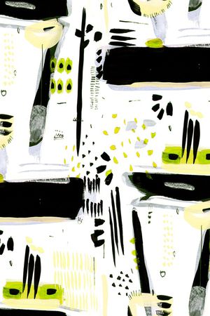 抽象绘画印花华亿平台图片