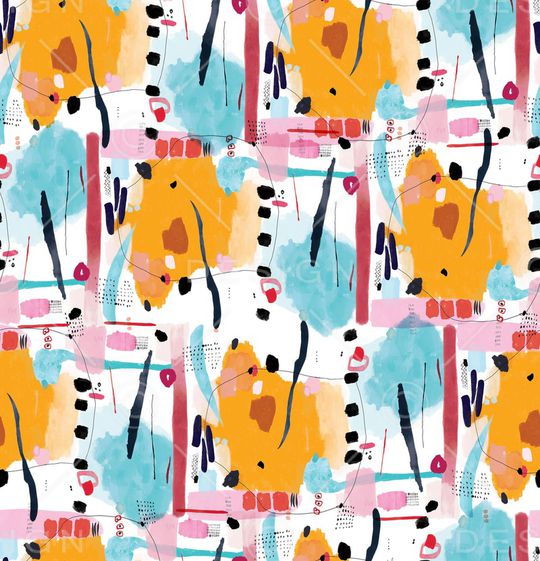 抽象绘画印花华亿平台图片