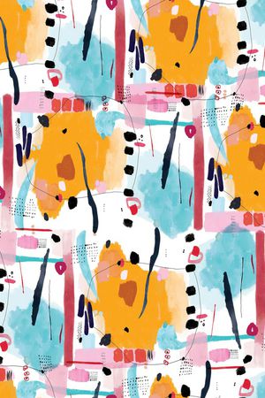 抽象绘画印花华亿平台图片