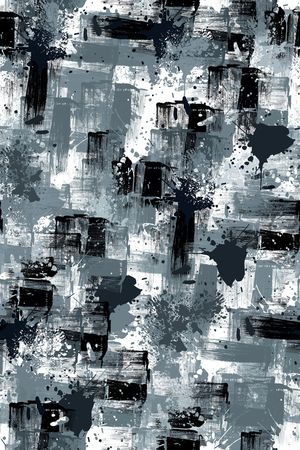 抽象男装印花华亿平台图片