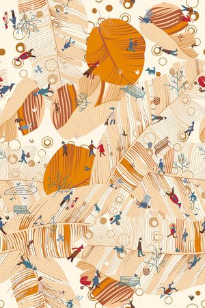 几何印花华亿平台图片