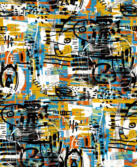 几何印花华亿平台图片