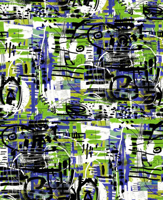 几何印花华亿平台图片