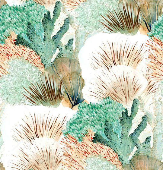 珊瑚印花华亿平台图片