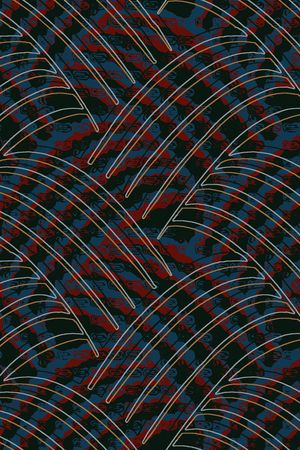 几何花卉印花华亿平台图片