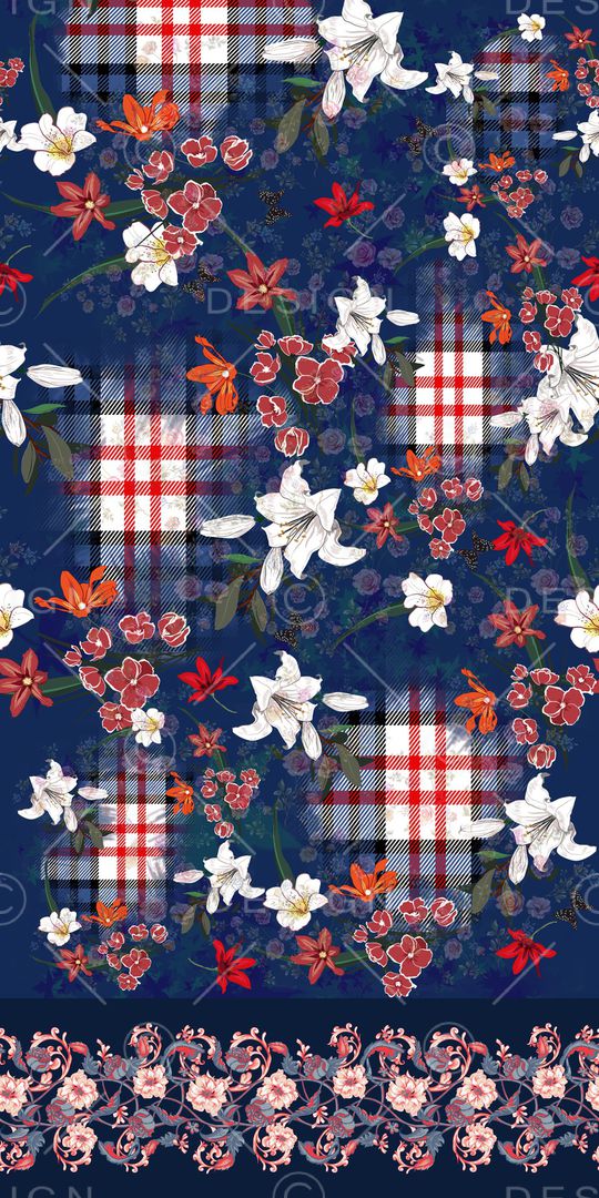 女装定位花印花华亿平台图片