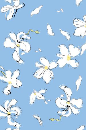 彩底花卉印花华亿平台图片