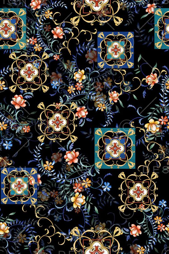 时尚印花华亿平台图片