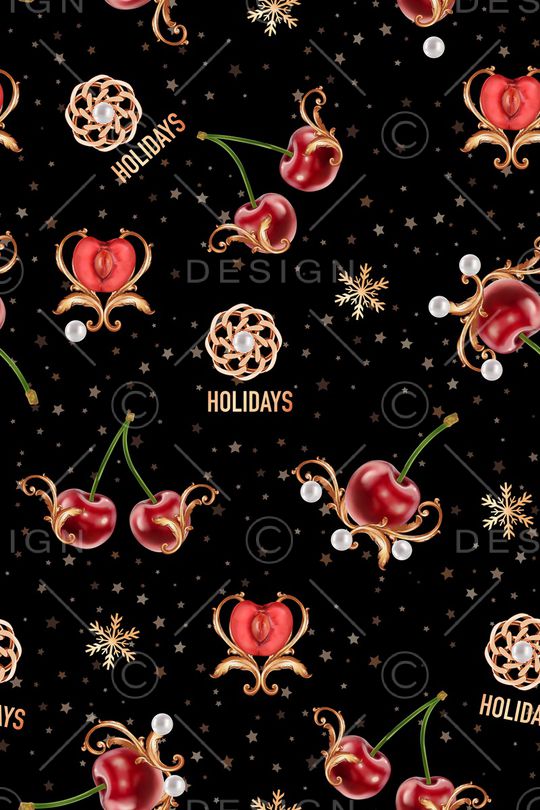 樱桃印花华亿平台图片