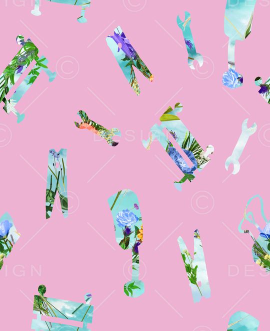 女装定位花印花华亿平台图片