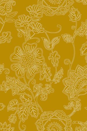 几何花卉印花华亿平台图片