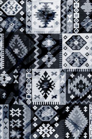 抽象男装印花华亿平台图片