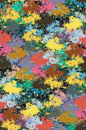 抽象男装印花华亿平台图片