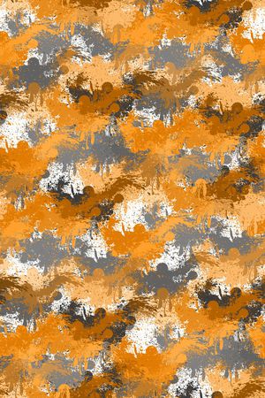 抽象男装印花华亿平台图片