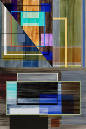 几何印花华亿平台图片