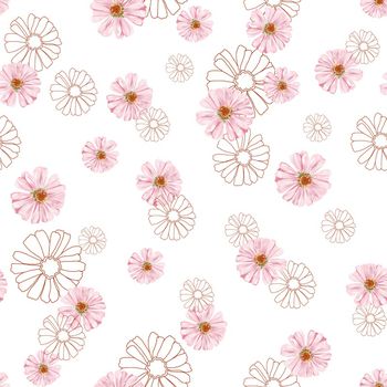 小雏菊印花华亿平台图片