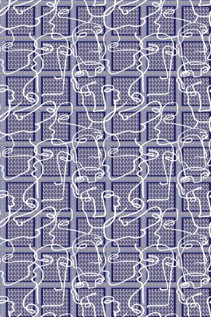 几何印花华亿平台图片