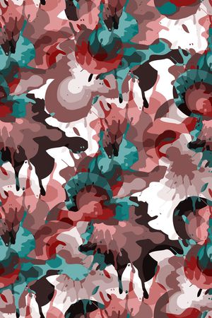 抽象男装印花华亿平台图片