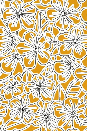 几何花卉印花华亿平台图片