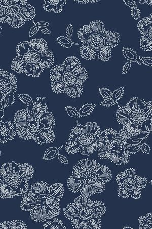 几何花卉印花华亿平台图片