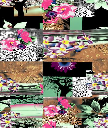 时尚印花华亿平台图片