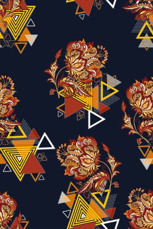 几何印花华亿平台图片