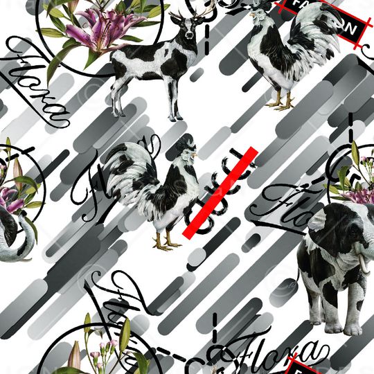 几何印花华亿平台图片